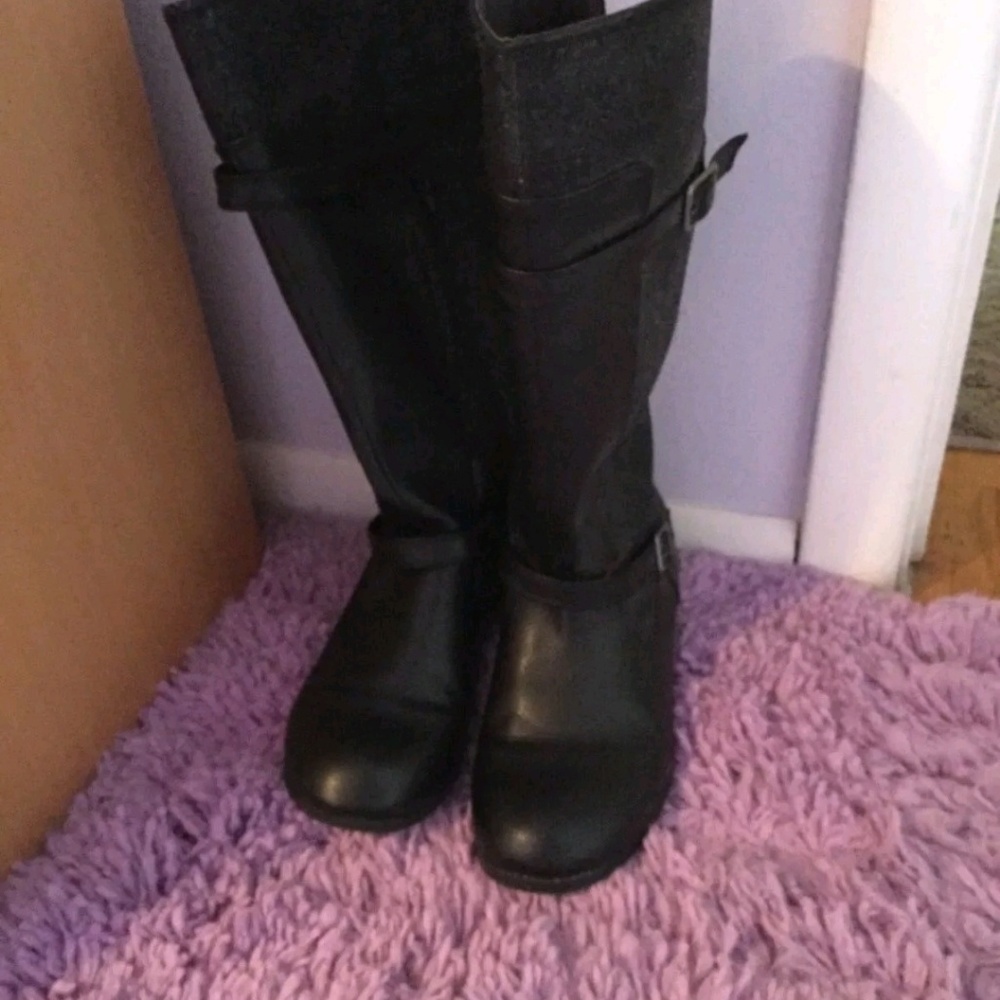 Black boots kids